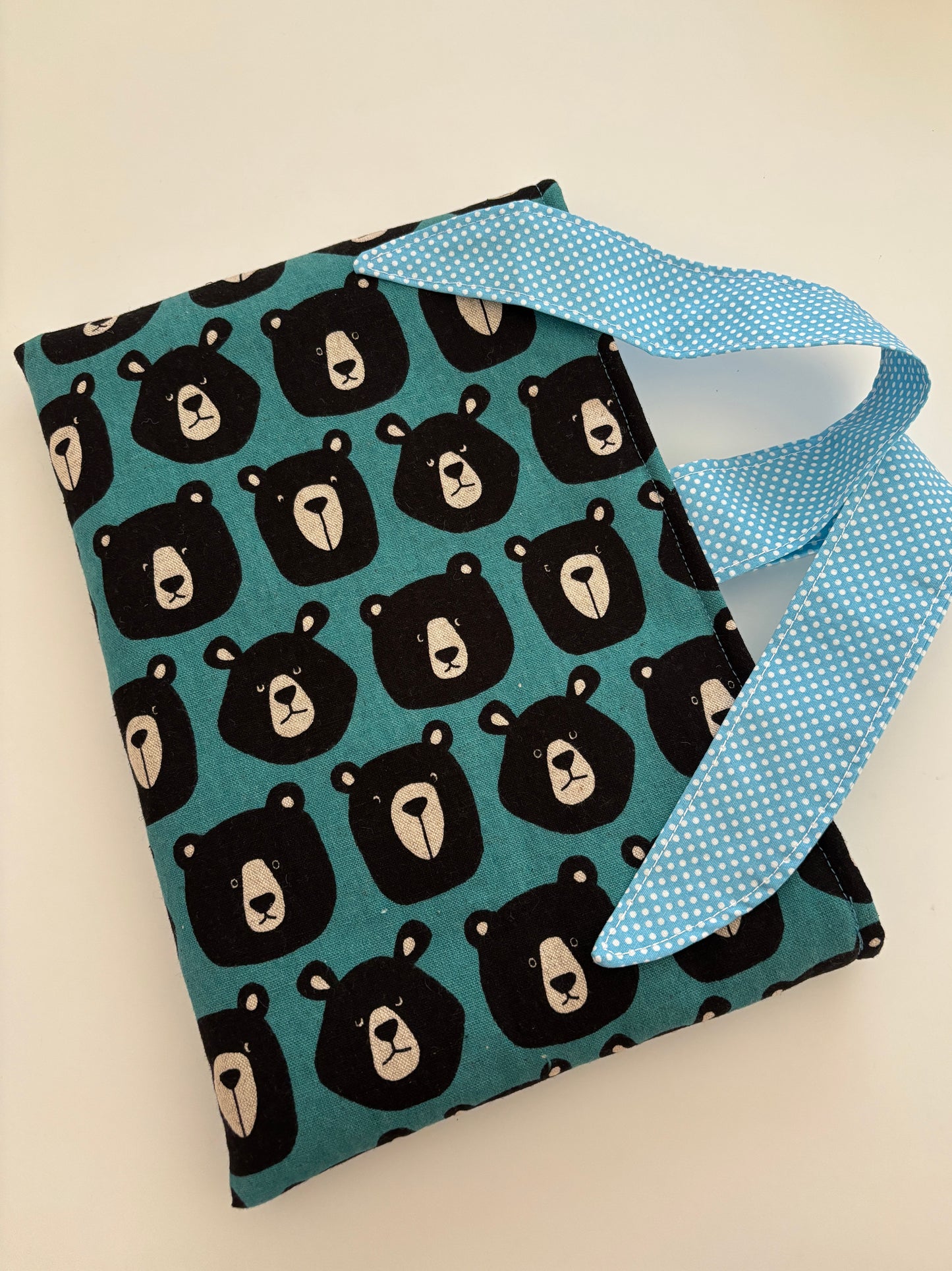 Buchtasche aus hochwertiger Baumwolle