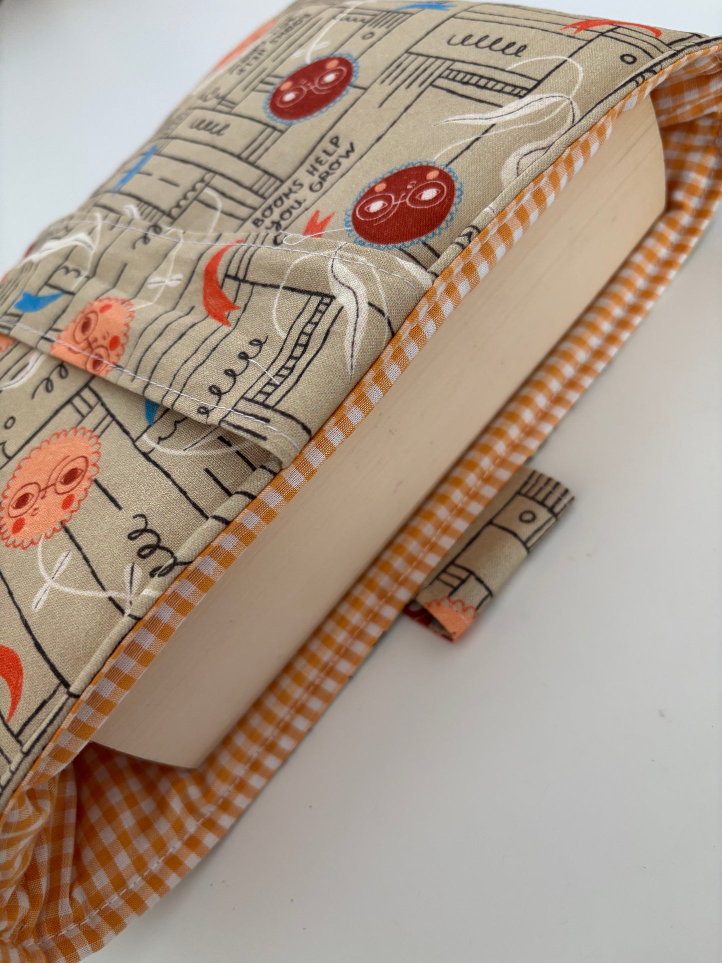 Buchtasche aus hochwertiger Baumwolle