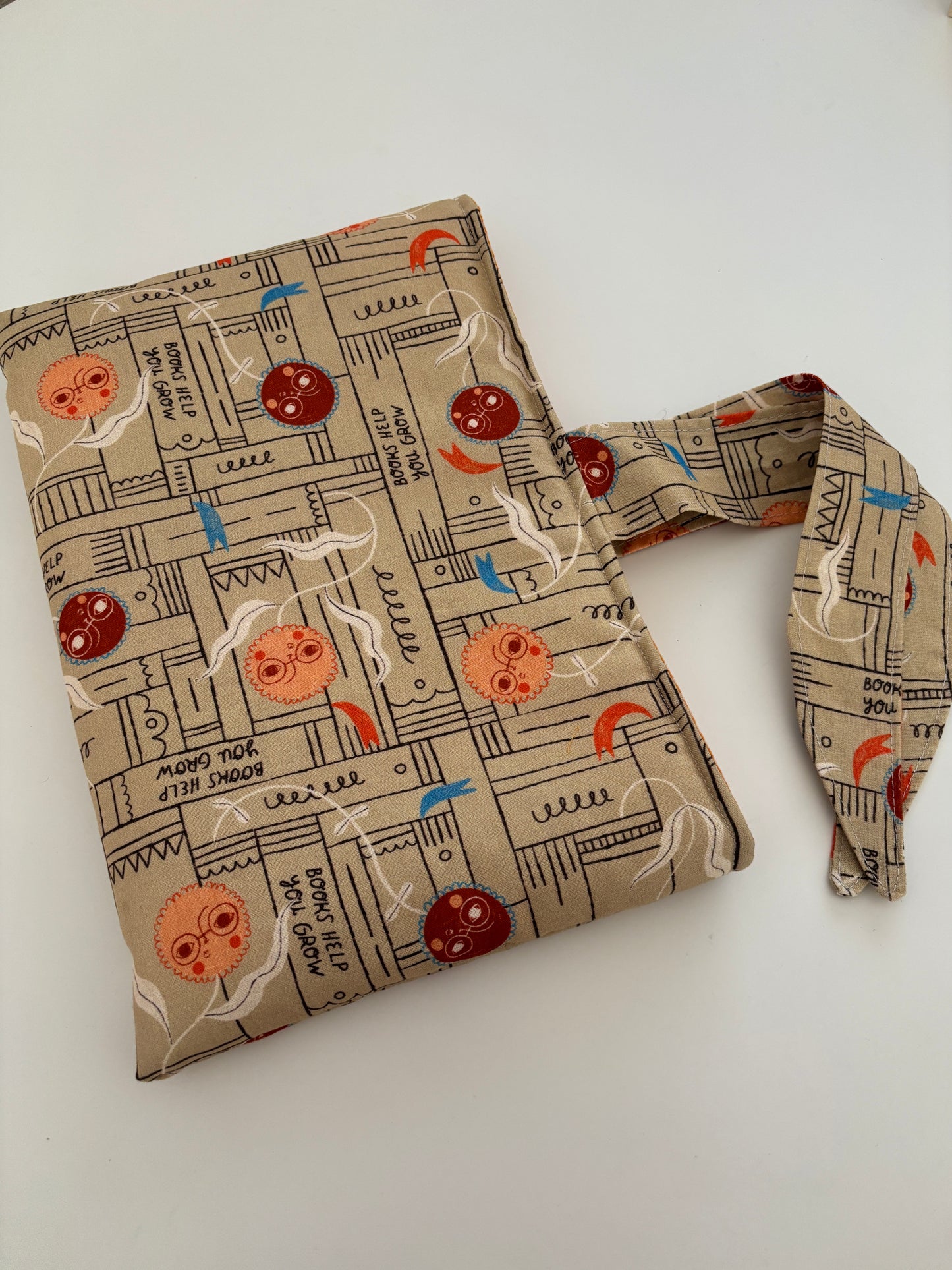 Buchtasche aus hochwertiger Baumwolle